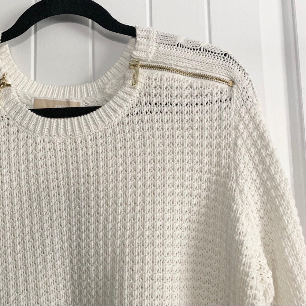 Michael Kors Cable Knit Cream Sweater